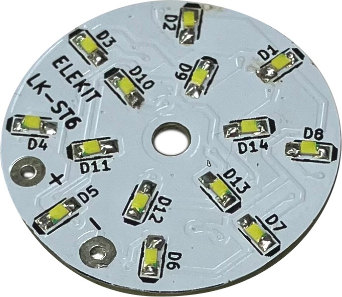 円形基板のLEDライトキット（LK-ST6）