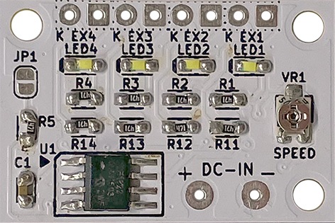 チップLED順送り点滅キット（LK-ST9）