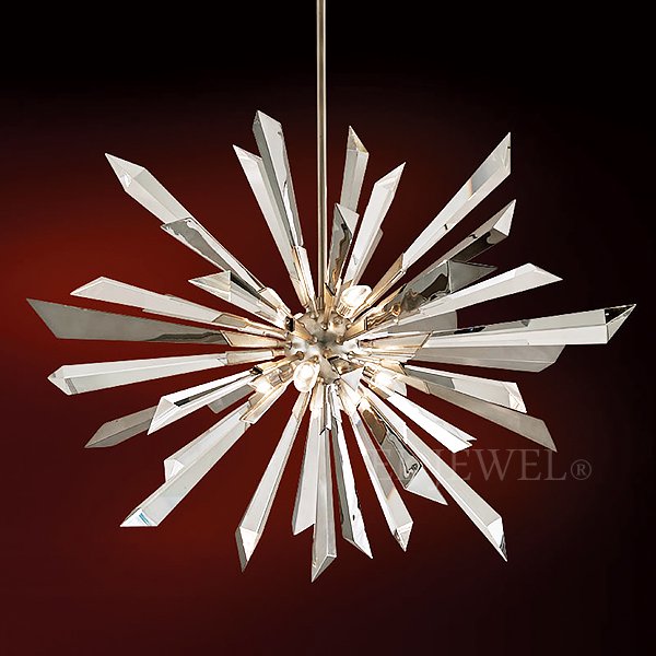 【CORBETT】アメリカ・ペンダントシャンデリア「Inertia」8灯(W1220×H965mm)