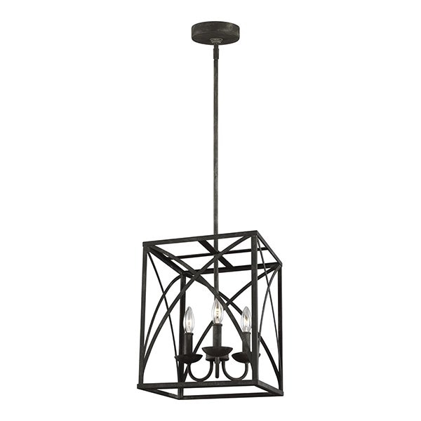 【GENERATION LIGHTING】アメリカ・Sea Gull Collectionデザインペンダントライト「Greenbrier」3灯(Ｗ300×H390mm)