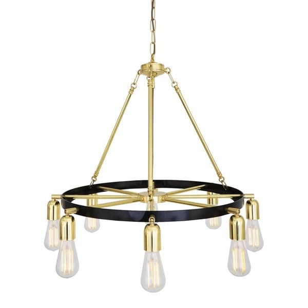 【Mullan】アイルランド・「DULEEK」シャンデリア8灯(W710-820×H550mm)*