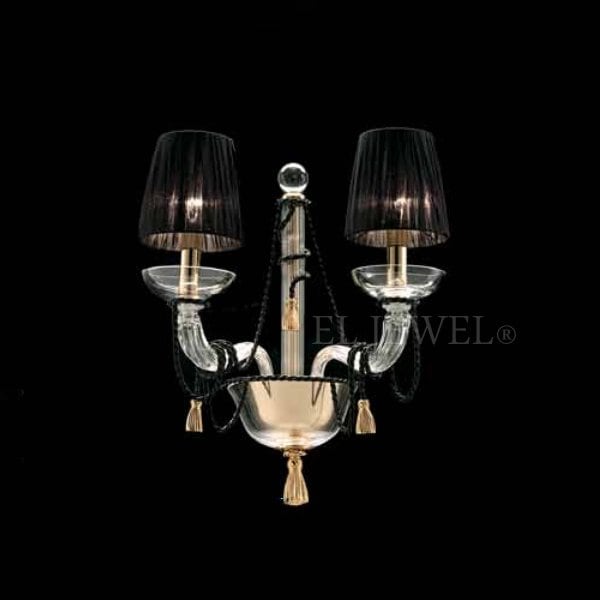 【Prearo】シェード・デザインブラケット 2灯「NEWCLASSICA」(W320×H480mm)