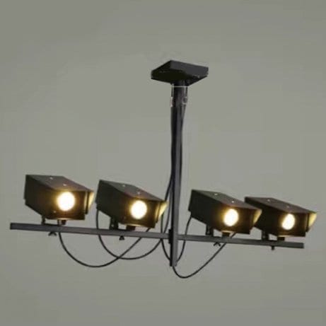 インダストリアル・スタイル照明　スタジオ照明風ライト　4灯