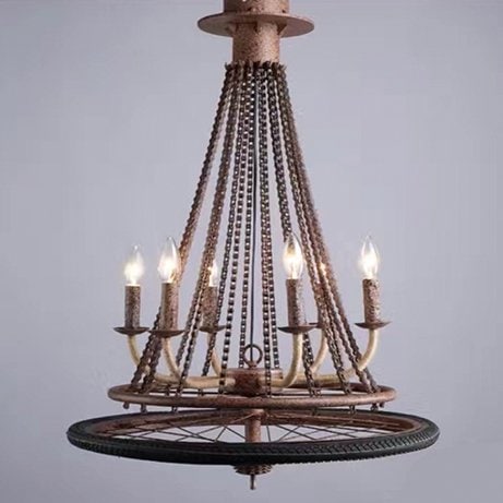 インダストリアル・スタイル照明　6灯