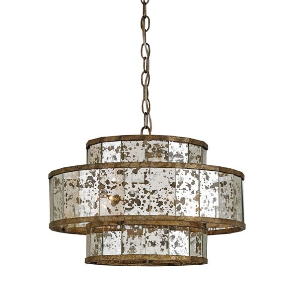 【CURREY】アメリカ・デザインシャンデリア「FANTINE CHANDELIER, SMALL」 4灯 ブロンズ(φ457×H330mm)