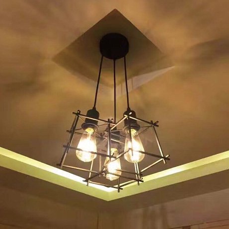 インダストリアル・スタイル照明3灯