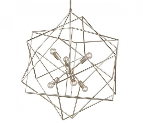 【CURREY】アメリカ・デザインシャンデリア「AERIAL CHANDELIER」 6灯 (φ787×H863mm)