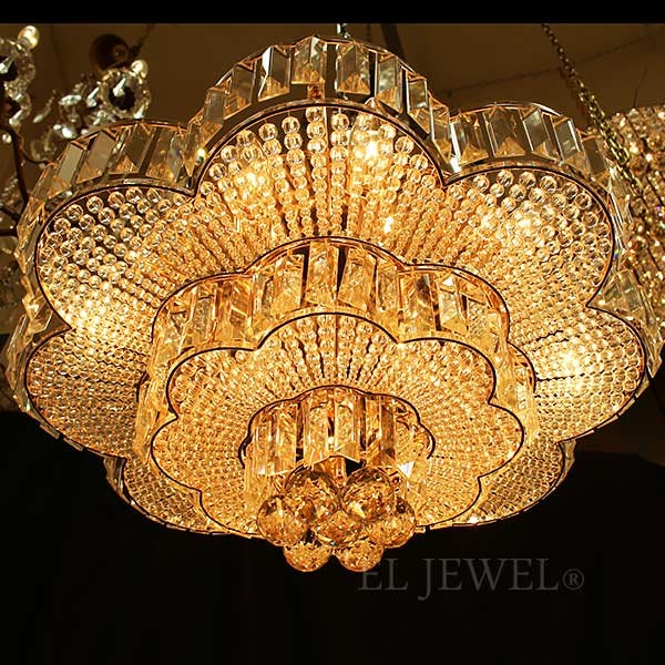 <b></b>シーリングシャンデリア 10灯(W530×H250mm)