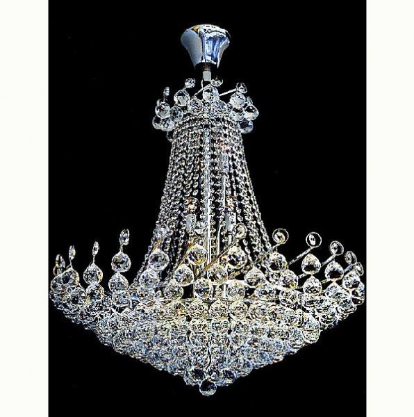 エンパイア型クリスタルボールシャンデリア 15灯(W800×H750mm)