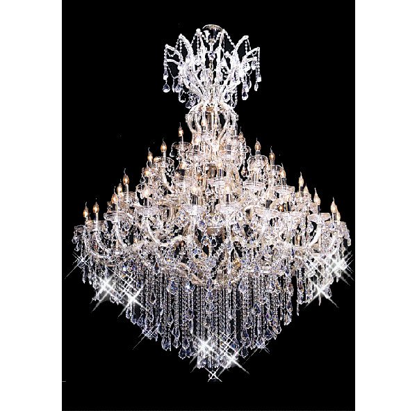 大型クリスタルシャンデリア 63灯(W1700×H2000mm)
