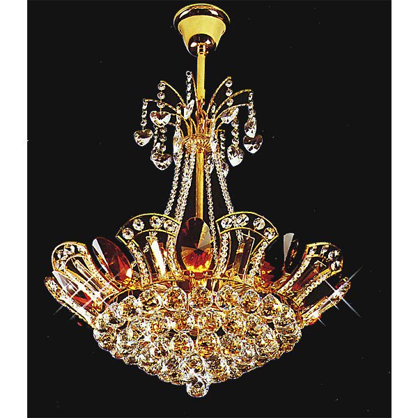 クリスタルペンダントシャンデリア 8灯(W550×H600mm)