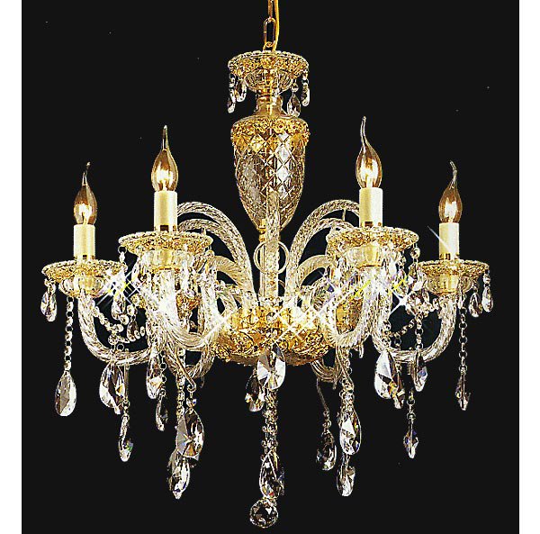 クリスタルシャンデリア 6灯(W650×H700mm)