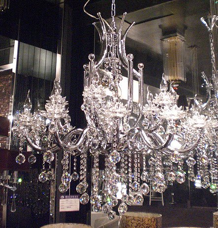 デザインボールクリスタルシャンデリア 15灯(W1000×H1000mm)