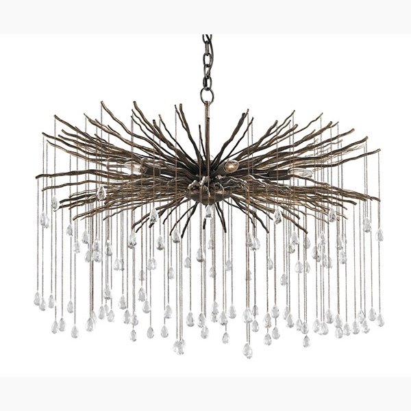 【CURREY】アメリカ・「FEN CHANDELIER」6灯 (W965×H790mm)