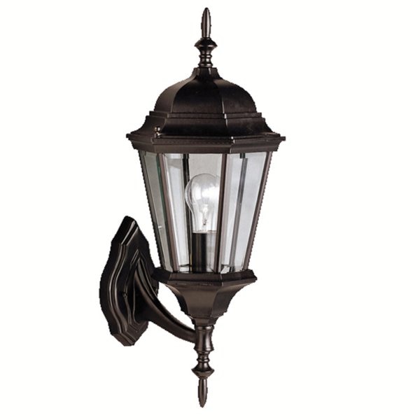 【KICHLER】アメリカ・キチラー社屋外用ブラケット 1灯 ブラック「Madison」(W204×H496mm)