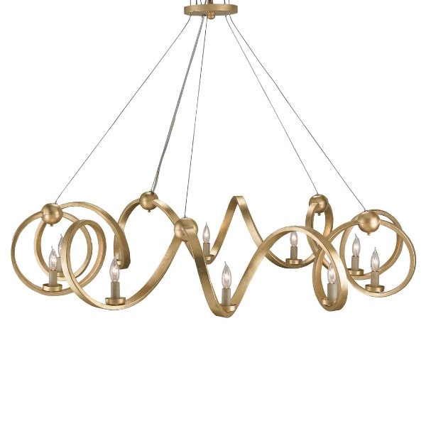 【CURREY】アメリカ・「RINGMASTER CHANDELIER」デザインシャンデリア10灯 (W1170×H410mm)