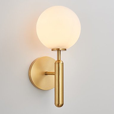 【リーズナブル】【HEDUO】デザインウォールライト1灯・ゴールド（Φ150×D190×H340mm）