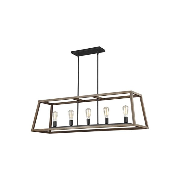 【GENERATION LIGHTING】アメリカ・FEISS Collectionデザインシャンデリア「Gannet」5灯(Ｗ1270×D360×H370mm)