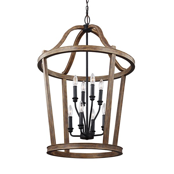 【GENERATION LIGHTING】アメリカ・FEISS Collectionデザインシャンデリア「Lorenz」8灯(約D610×H930mm)