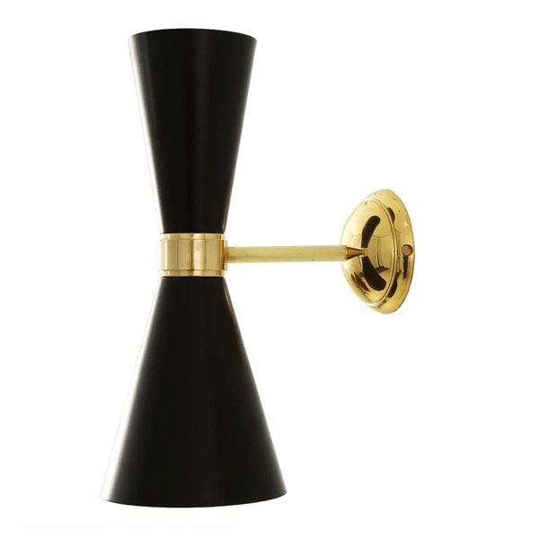 【各1台在庫有！ブラック、ホワイト】【Mullan】アイルランド・「CAIRO」モダンウォールライト2灯(W140×H330×D230mm)*