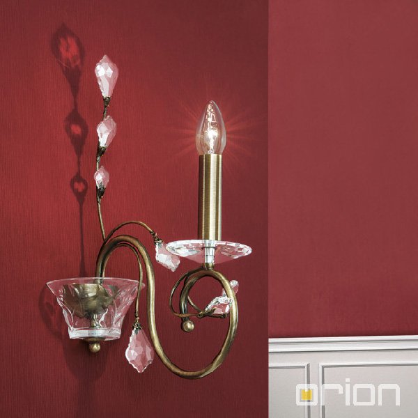 【ORION】クリスタルブラケット1灯 (W135×H400mm)