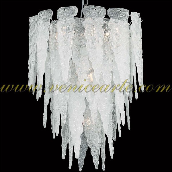 【VENICE ARTE】ヴェネチアンガラスシャンデリア7灯(φ550×H700mm)