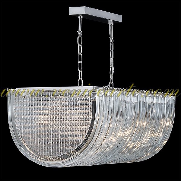 【VENICE ARTE】ヴェネチアンガラスシャンデリア12灯(W1000×D500×H450mm)