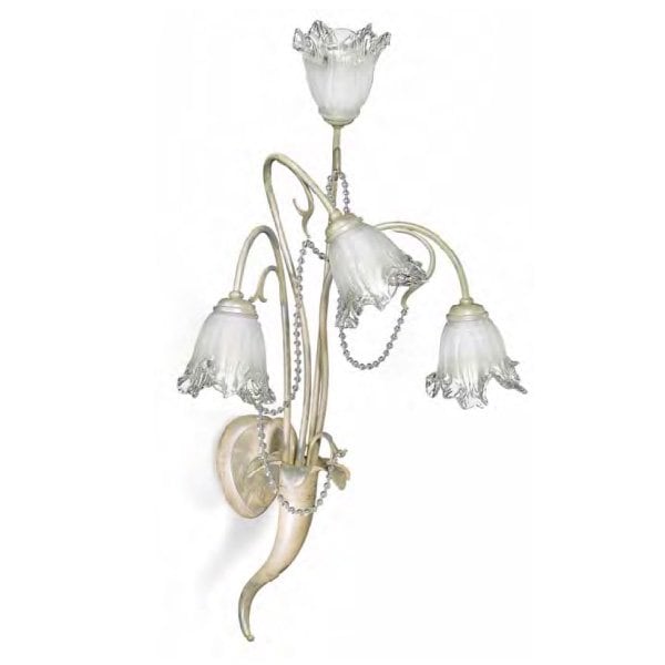 【Prearo】ガラスシェードブラケット4灯(W400×D300×H600mm)