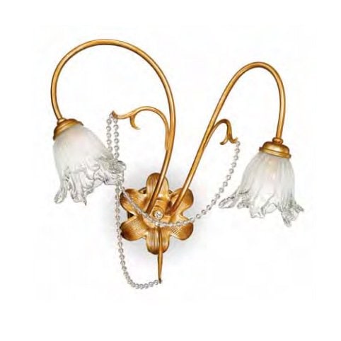 【Prearo】ガラスシェードブラケット2灯(W300×D300×H200mm)