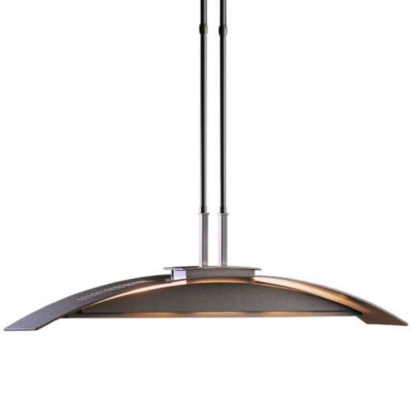 【Hubbardton Forge】アメリカ・デザインシャンデリア4灯「Bent Plane」(W1050×H290mm)