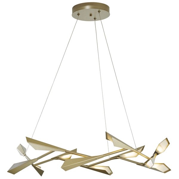 【Hubbardton Forge】アメリカ・デザイン照明「Quill」(φ1150×H210mm)
