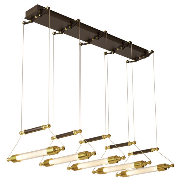 【Hubbardton Forge】アメリカ・デザインペンダント照明10灯「Otto」(W1010×D230×H480mm)
