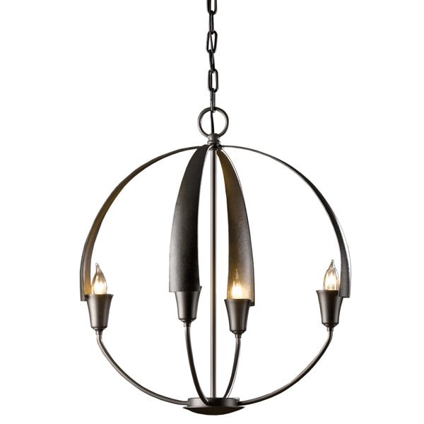 【Hubbardton Forge】アメリカ・インダストリアルスタイル照明4灯「Cirque」(φ480×H530mm)