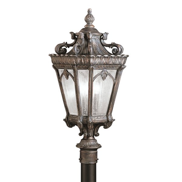 【KICHLER】アメリカ・キチラー社 屋外用ポストランタン3灯「Tournai」(W300×H690mm)