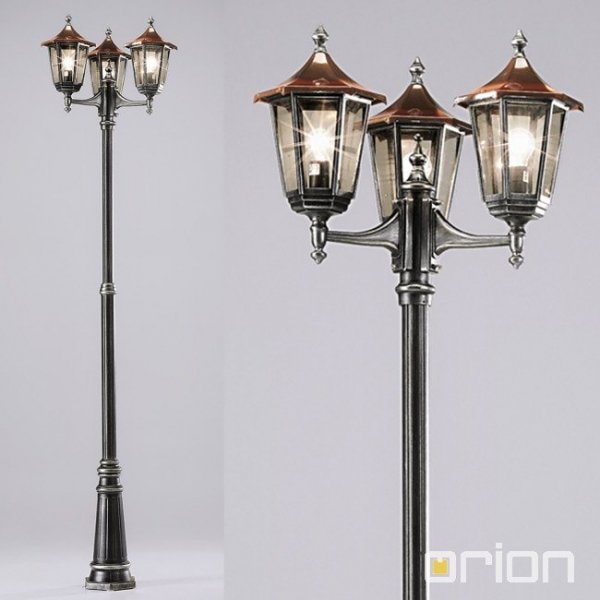 【ORION】屋外用ライト 3灯 (Φ660×H2550mm)