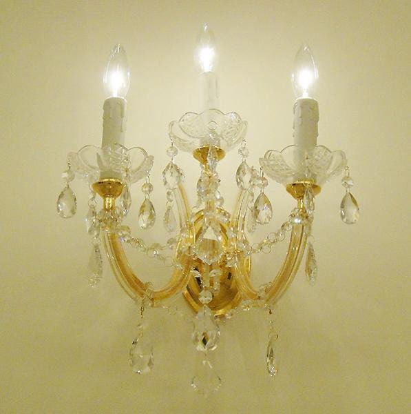 クリスタルブラケット 3灯 (W310×D210×H380mm)