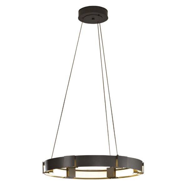 【Hubbardton Forge】アメリカ・デザイン照明「Aura Large」(φ730×H90mm)
