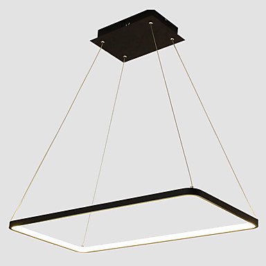 【Ecolight】デザイン照明 ペンダントライト　1灯 ホワイトorブラック（約W400×D800×H25mm）