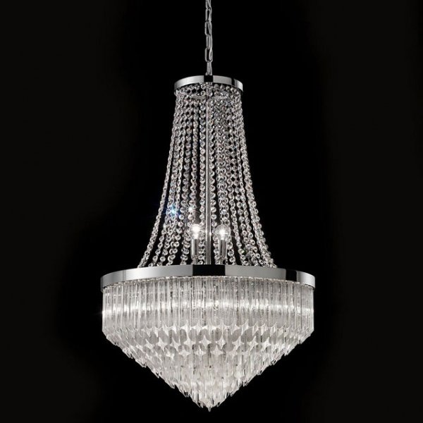 【VENICE ARTE】ヴェネチアンガラスシャンデリア「Bella」8灯（Φ600×Ｈ900mm）※要お見積もり