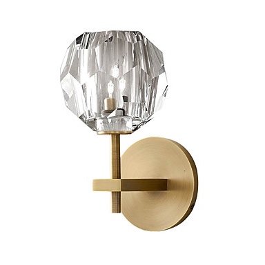 【1台在庫有！】【リーズナブル】コンテンポラリースタイル・ウォールライト・ゴールド1灯（W110×H230mm）