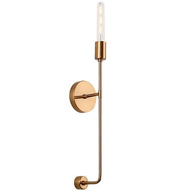 【1台在庫有！】【リーズナブル】コンテンポラリースタイル・ウォールライト1灯ゴールド（W100×H690mm）