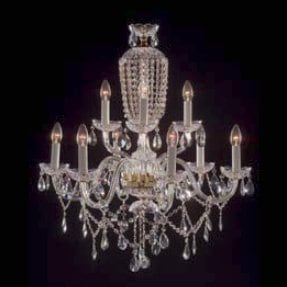 【最上級ブランド】【イリスクリスタル】スペイン・クリスタルシャンデリア(W750×H700mm)
