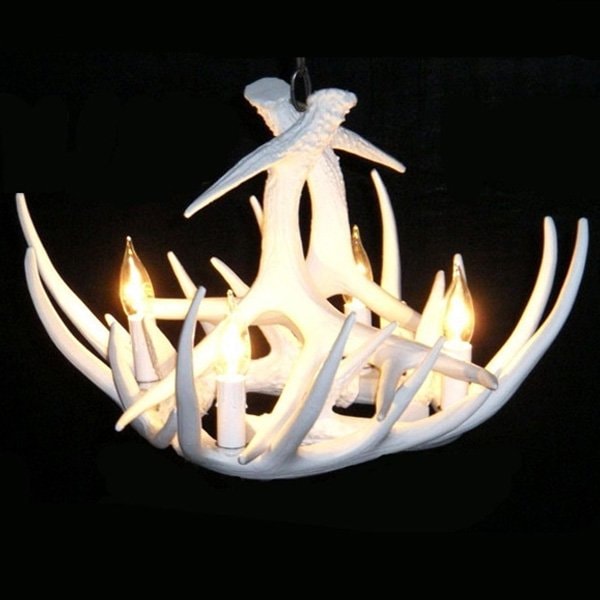鹿の角】ホーンシャンデリア 4灯（Φ500×H350mm）***** | EL JEWEL