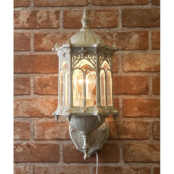 ウォールランプ1灯「オリエンタル」・ホワイト（W200×D210×H300mm）