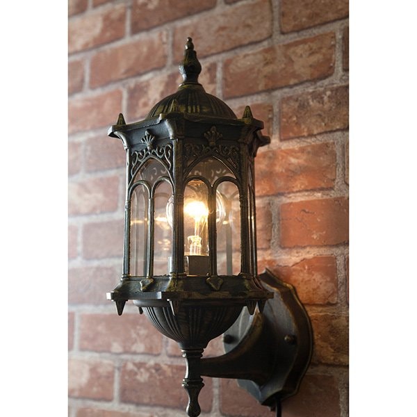 ウォールランプ1灯「オリエンタル」・ブロンズ（W200×D210×H300mm）