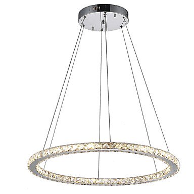 【VALLKIN】フープ型クリスタルシャンデリア 1灯（Φ700×H30mm）