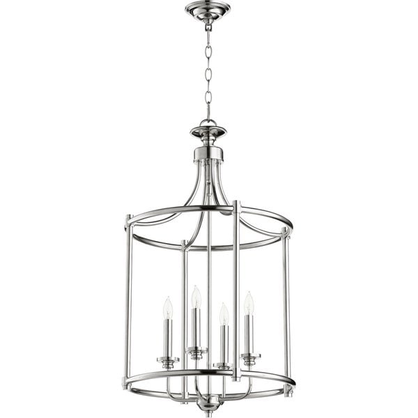 LUSTRE EN TRANSITION - LARGE LANTERN：Polished Nickel