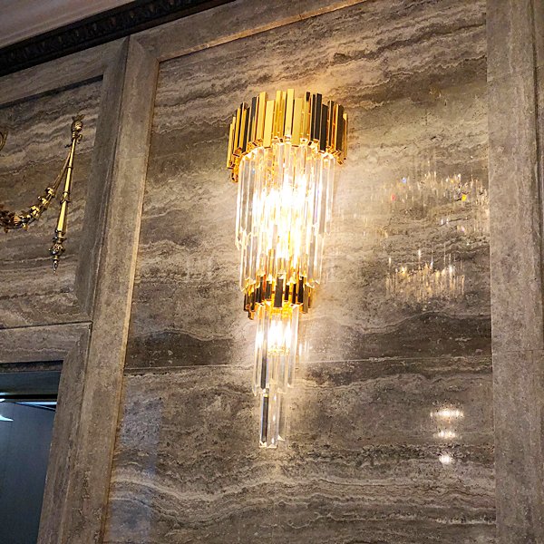 【LA LUCE】デザインブラケット 3灯 (W300×H600×D200mm)