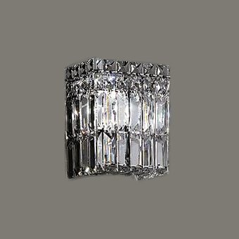 【2台在庫有！】クリスタルウォールブラケット1灯クローム（W157.5×H180×D110mm）