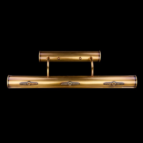 【1台在庫有！】【ART GLASS】真鍮製ピクチャーライト3灯 「SERAFINA III」（W610×L130×H150mm)